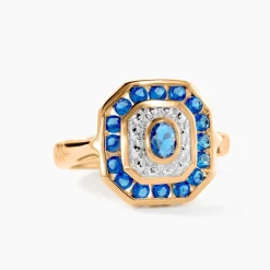 Bague Hans Plaqué Or Oxyde Pierre