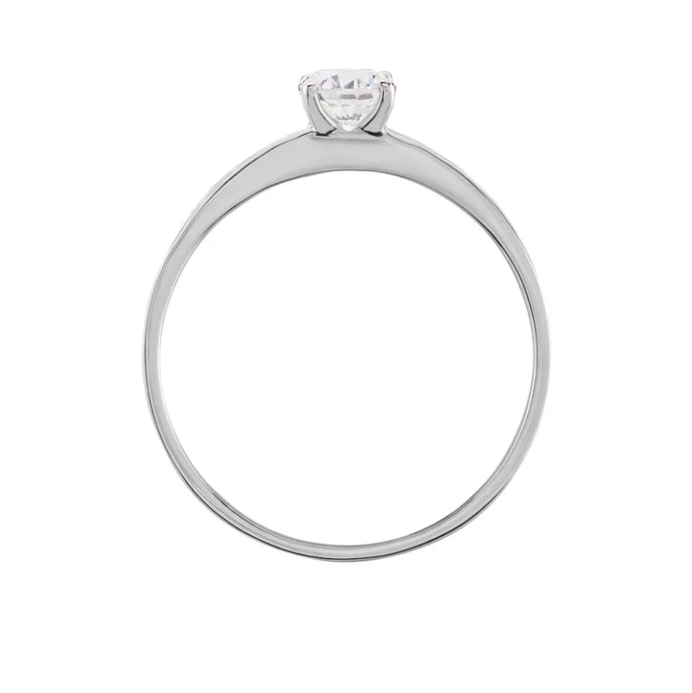 Bague Harem Or Blanc Oxyde