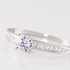 Bague Harem Or Blanc Oxyde