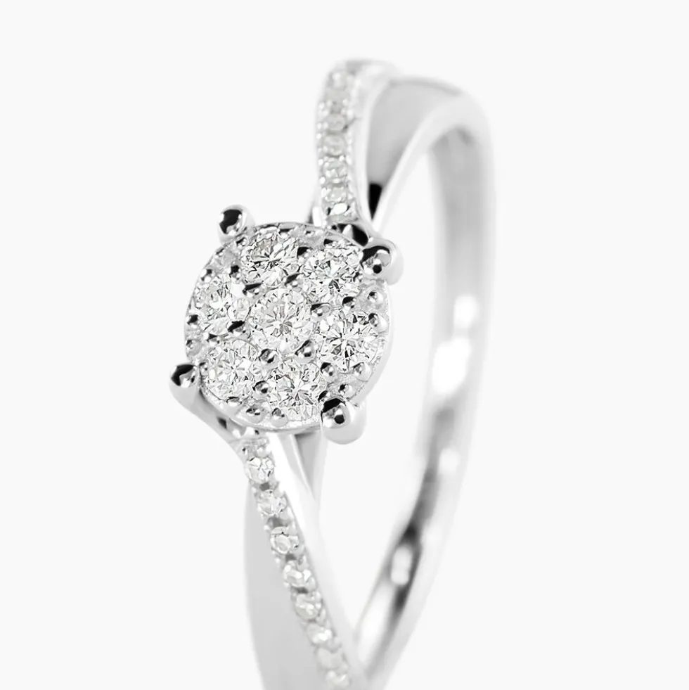 Bague Hebe Or Blanc Diamant