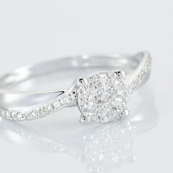 Bague Hebe Or Blanc Diamant