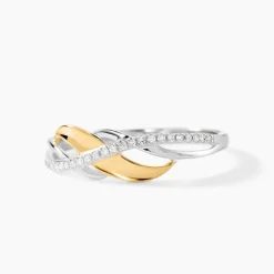 Bague Helene Or Bicolore Diamant