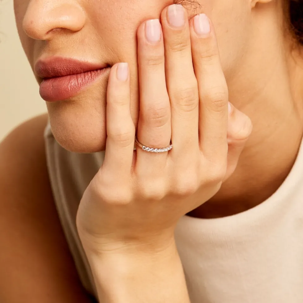 Bague Hera Or Blanc Diamant
