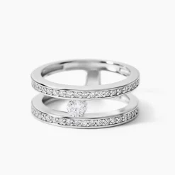 Bague Hermione Argent Blanc Oxyde De Zirconium