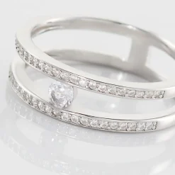 Bague Hermione Argent Blanc Oxyde De Zirconium