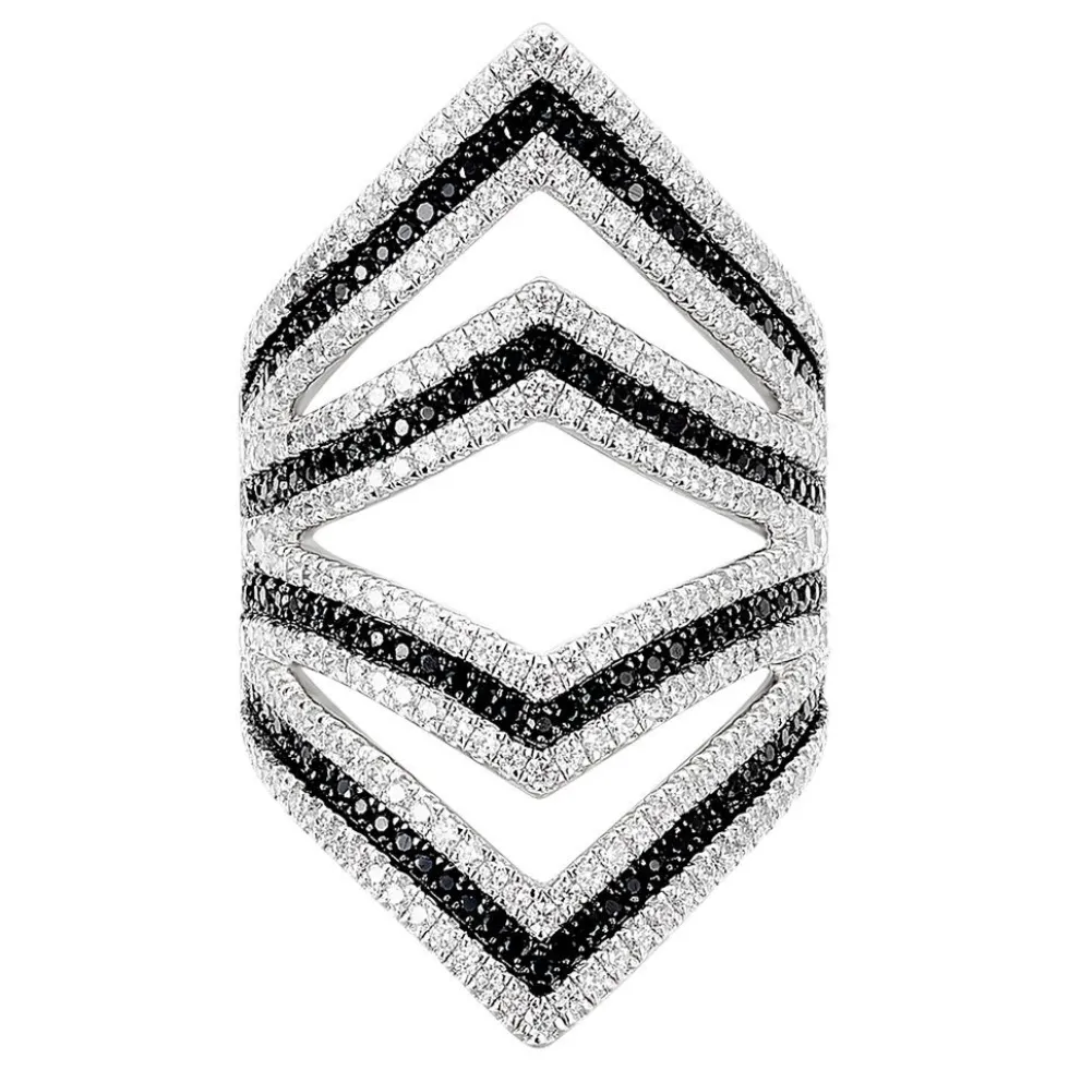 Bague Iluna Argent Blanc Oxyde De Zirconium