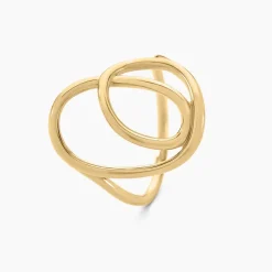 Bague Iza Plaque Or Jaune