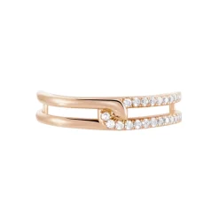 Bague Jessie Argent Rose Oxyde De Zirconium