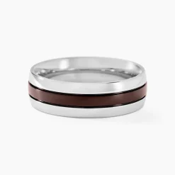 Bague John Acier Bicolore