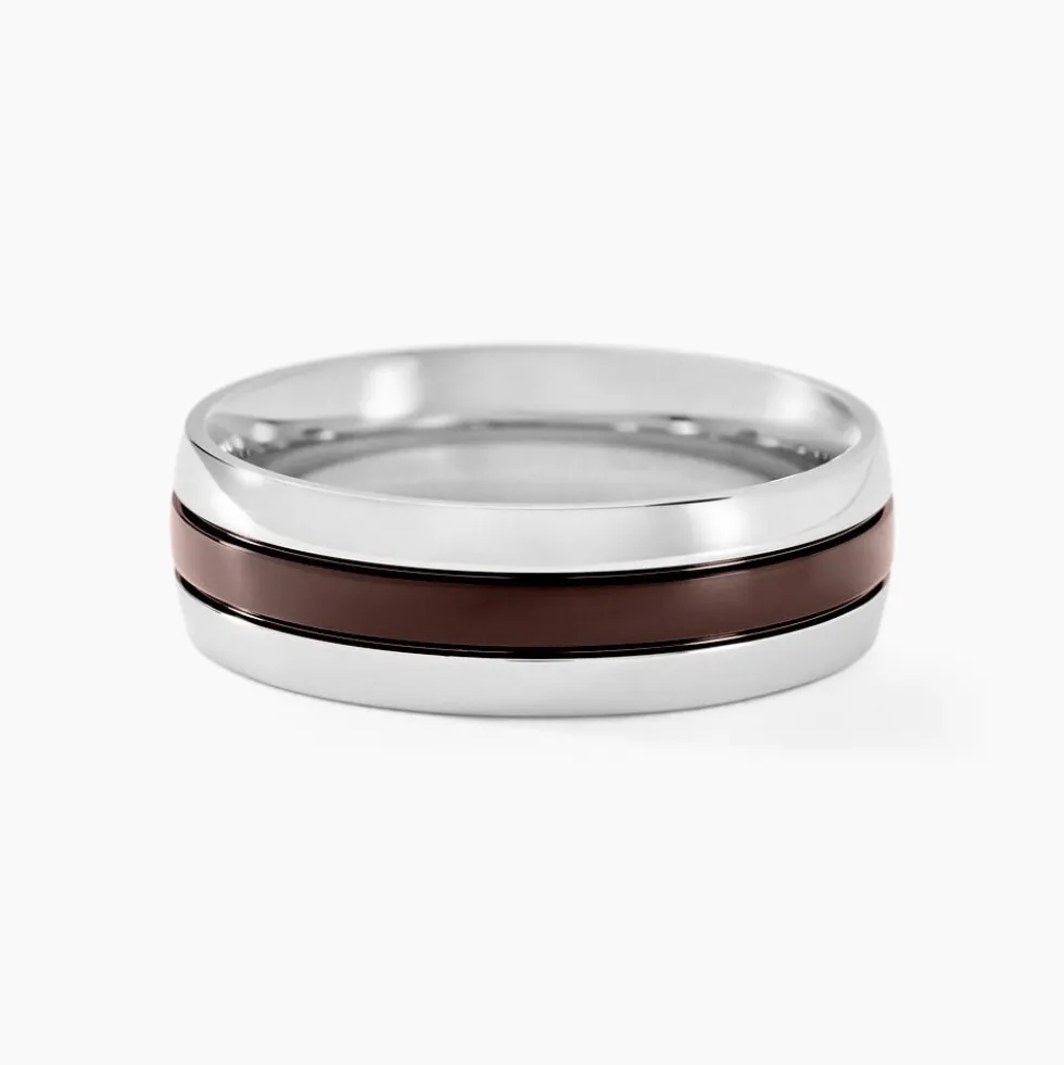 Bague John Acier Bicolore