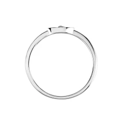 Bague Josue Argent Blanc Oxyde De Zirconium