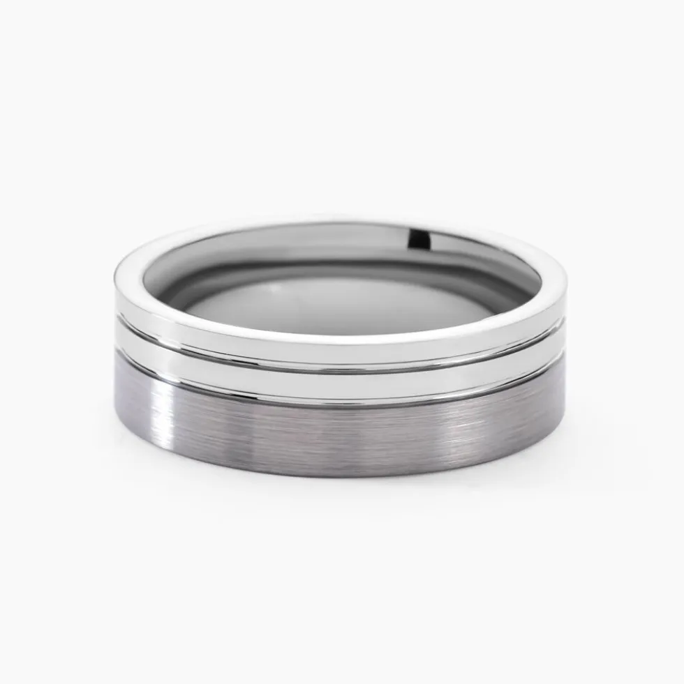 Bague Jourdan Jume Tugstene Blanc