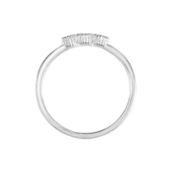 Bague Kasey Argent Blanc Oxyde De Zirconium