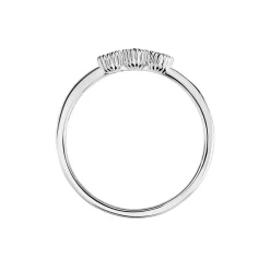 Bague Kasey Argent Blanc Oxyde De Zirconium