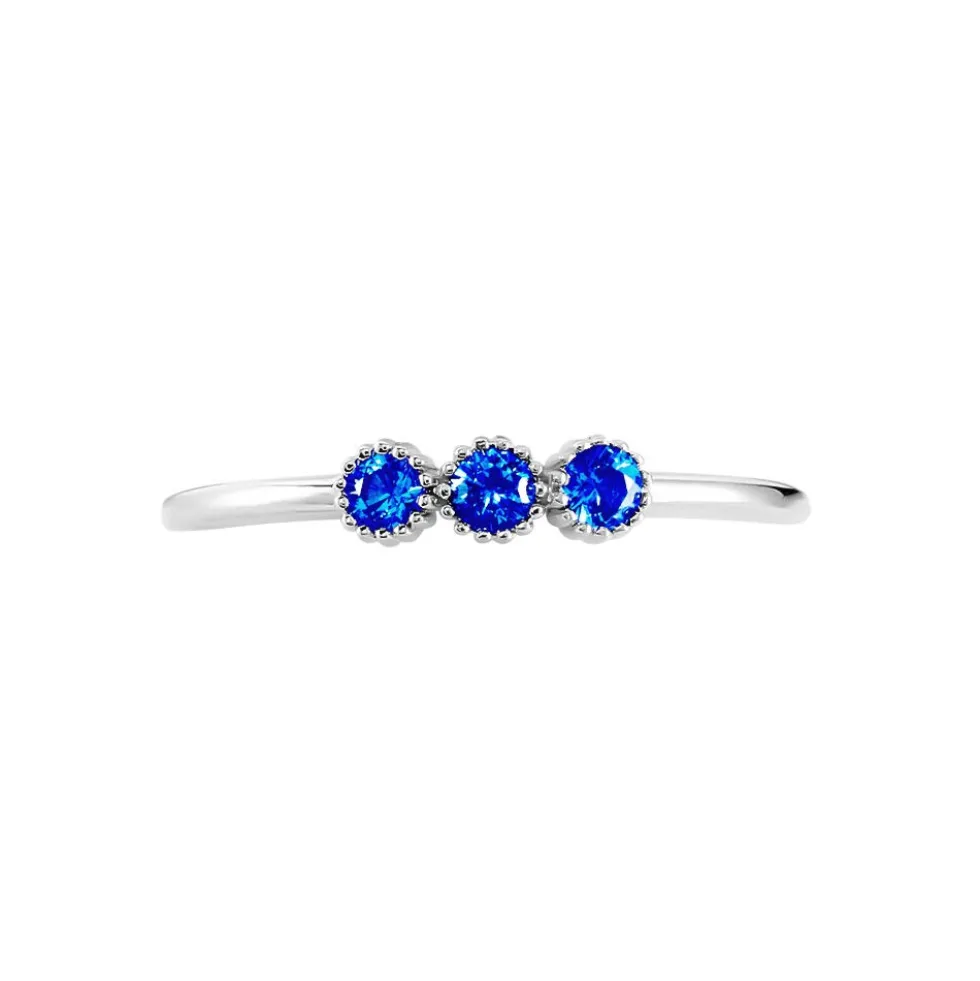 Bague Kasey Argent Blanc Oxyde De Zirconium
