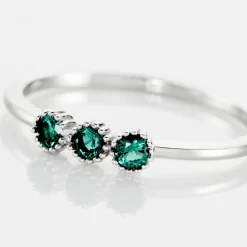 Bague Kasey Argent Blanc Oxyde De Zirconium