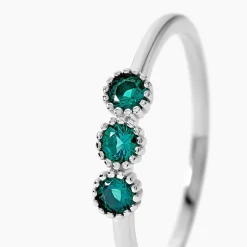Bague Kasey Argent Blanc Oxyde De Zirconium
