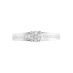 Bague Kate Or Blanc Diamant