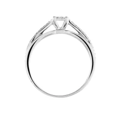 Bague Kate Or Blanc Diamant