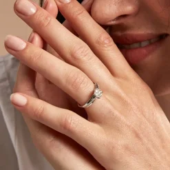 Bague Kate Or Blanc Diamant