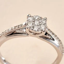 Bague Kate Or Blanc Diamant