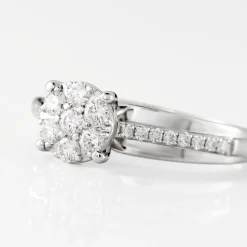 Bague Kate Or Blanc Diamant