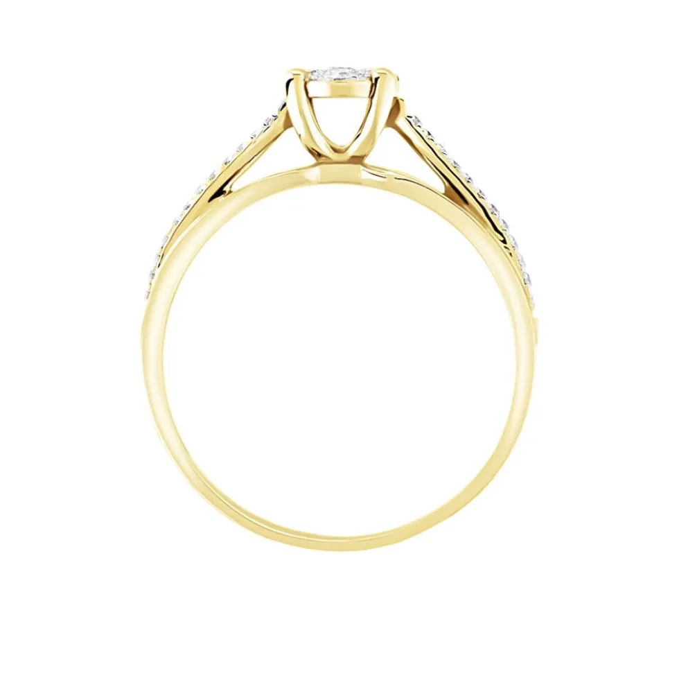 Bague Kate Or Jaune Diamant