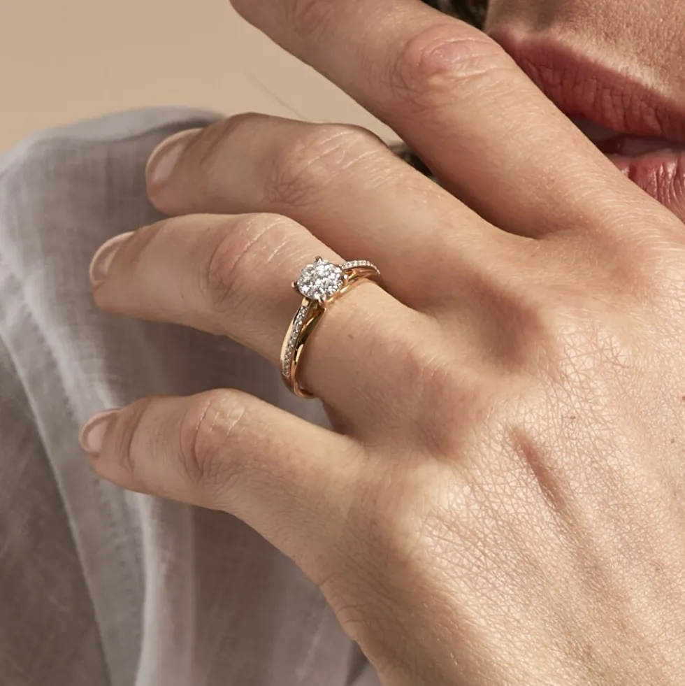 Bague Kate Or Jaune Diamant