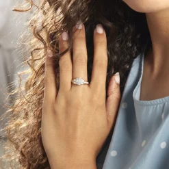 Bague Kate Or Jaune Diamant Synthétique