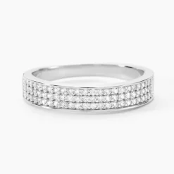Bague Kaycee Argent Blanc Oxyde De Zirconium