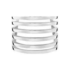 Bague Klelya Acier Blanc