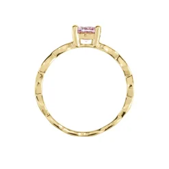 Bague Kurt Plaqué Or Jaune Oxyde De Zirconium