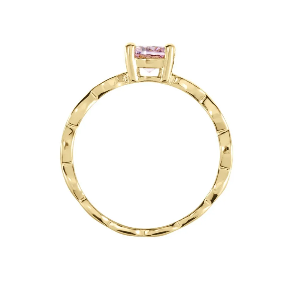 Bague Kurt Plaqué Or Jaune Oxyde De Zirconium