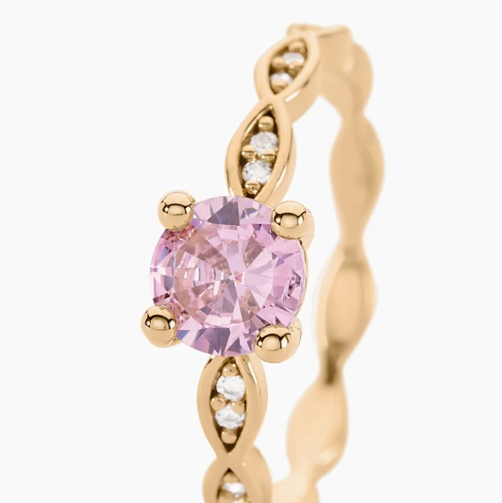 Bague Kurt Plaqué Or Jaune Oxyde De Zirconium