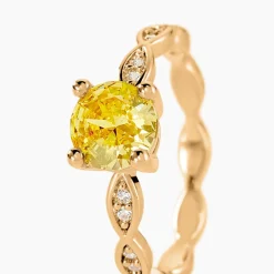 Bague Kurt Plaqué Or Jaune Oxyde De Zirconium