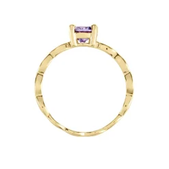 Bague Kurt Plaqué Or Jaune Oxyde De Zirconium