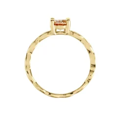 Bague Kurt Plaqué Or Jaune Oxyde De Zirconium