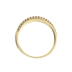 Bague Lia Plaqué Or Jaune Oxyde De Zirconium