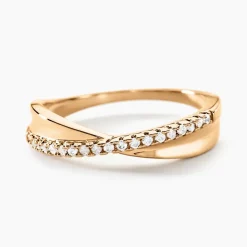 Bague Lia Plaqué Or Jaune Oxyde De Zirconium