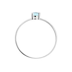 Bague Lily Or Blanc Topaze