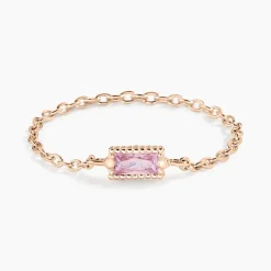 Bague Lipa Argent Rose Oxyde De Zirconium