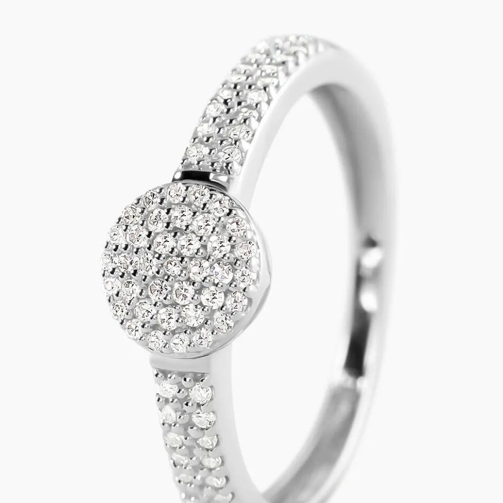 Bague Lisyae Or Blanc Diamants
