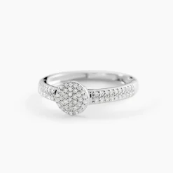 Bague Lisyae Or Blanc Diamants