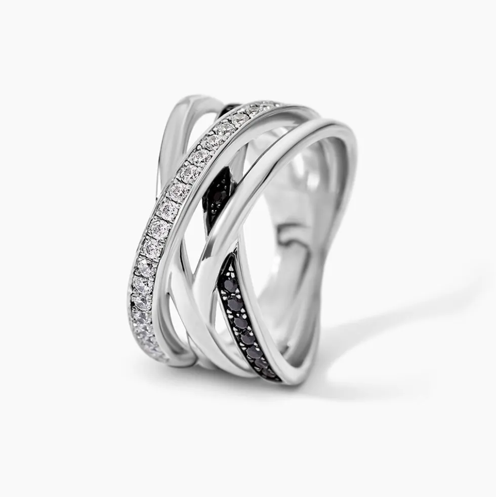 Bague Léona Argent Blanc Oxyde De Zirconium