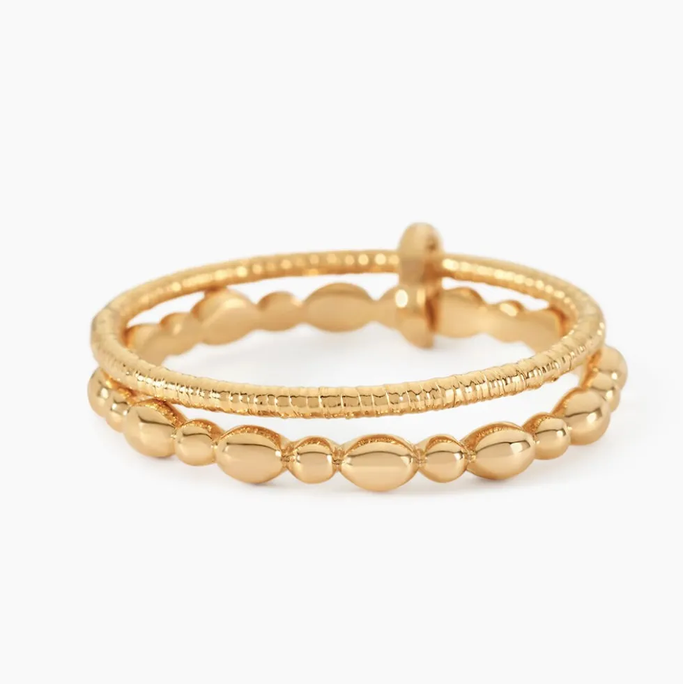 Bague Lou Plaqué Or Jaune