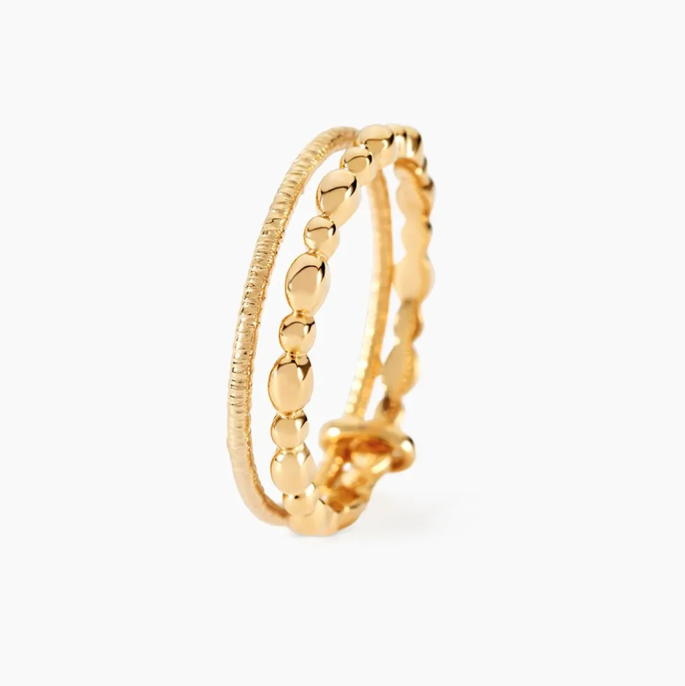 Bague Lou Plaqué Or Jaune
