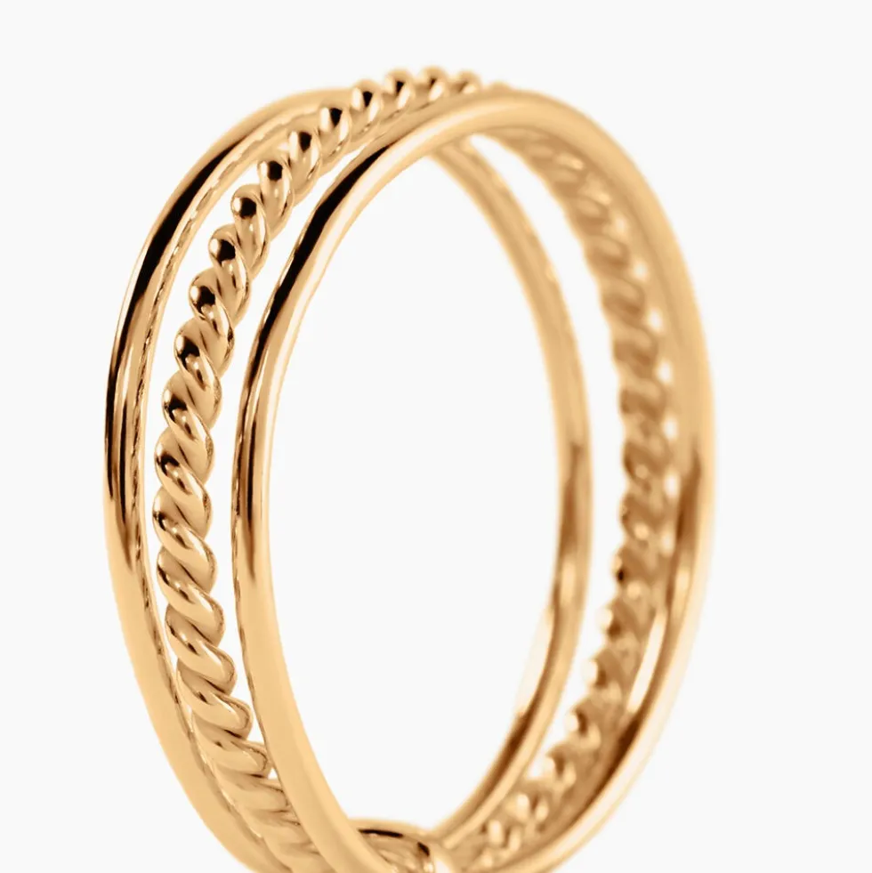 Bague Lou Plaqué Or Jaune
