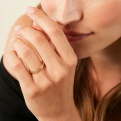 Bague Lou Plaqué Or Jaune