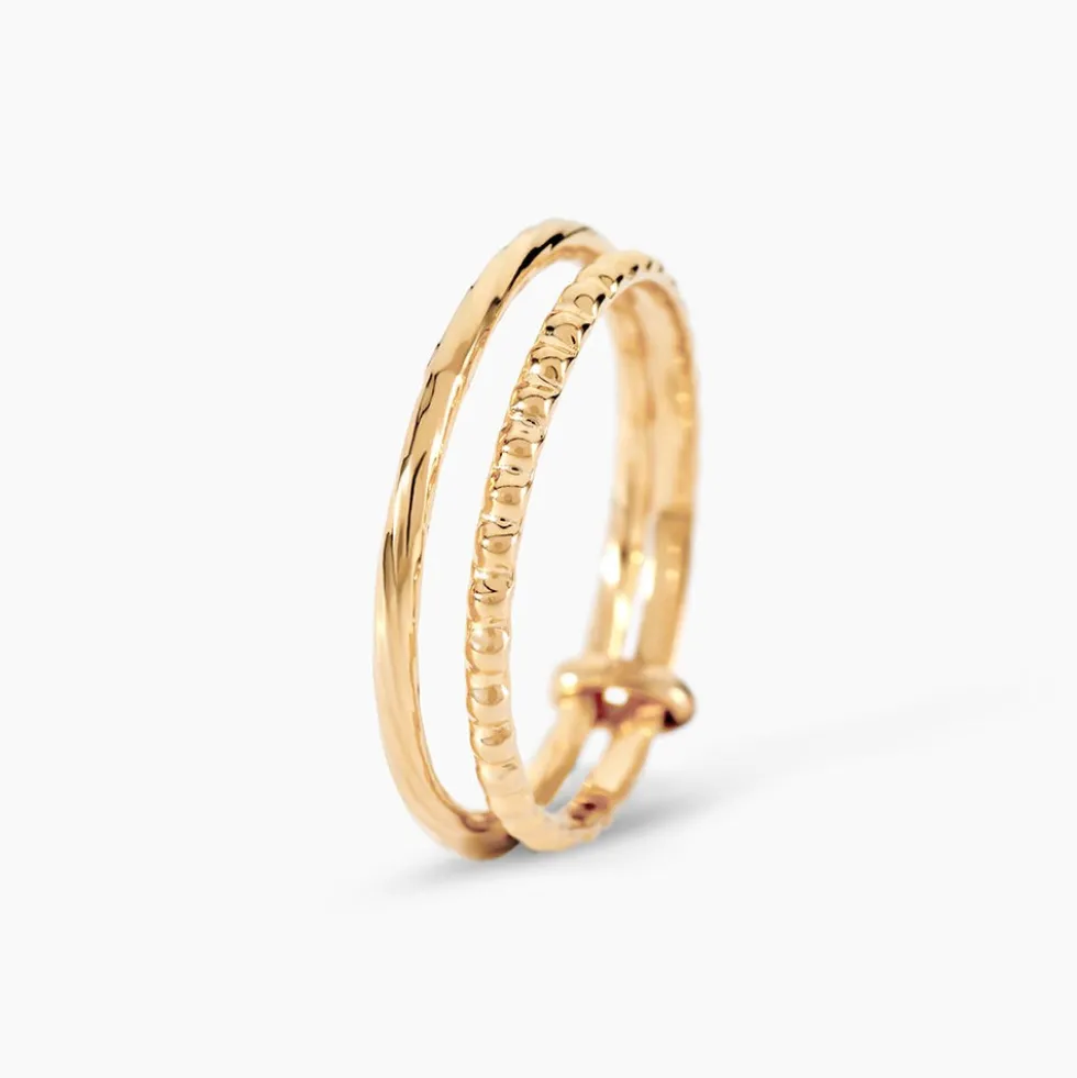 Bague Lou Plaqué Or Jaune