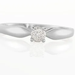 Bague Louisanna Or Blanc Diamant